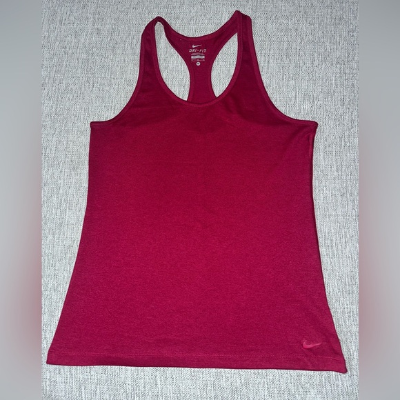 Nike Tops - Nike Women's Dri-FIT Racerback Tank Top - Red/Pink Berry Color